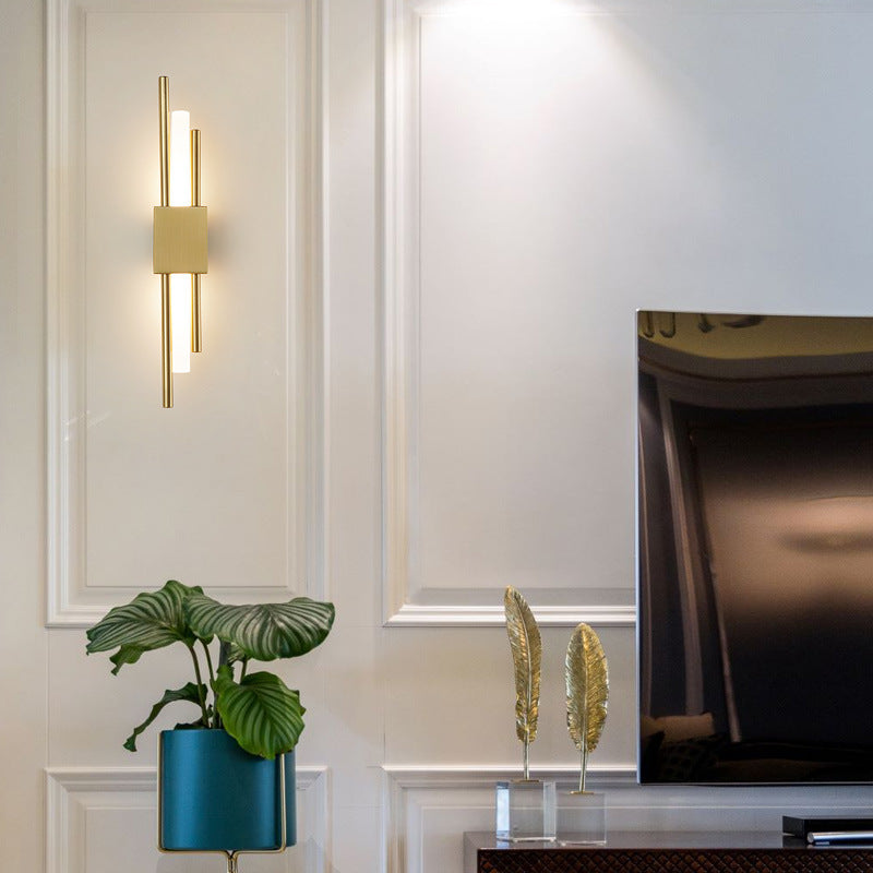 Cylinder Wall Sconce Lighting Modern Wall Lights Metal 1 Light Sconce Light Fixtures