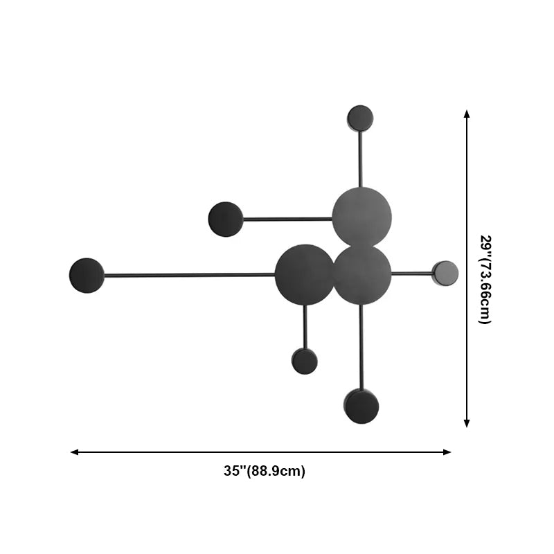 Geometrische wandwandcontract Lichten Moderne wand SCONCE LICHTING METAL 6 LICHT SCONCE LICHTEN