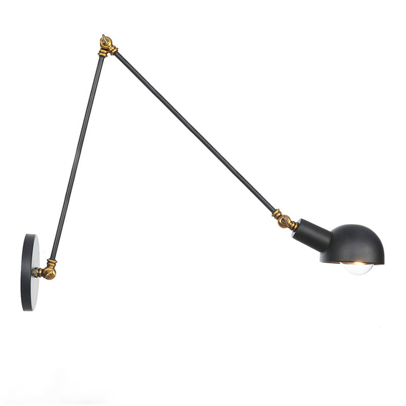 Swing Arm Lamp Wall Sconce Lighting Industrial Style Metal 1 Head Wall Mounted Light Fixture