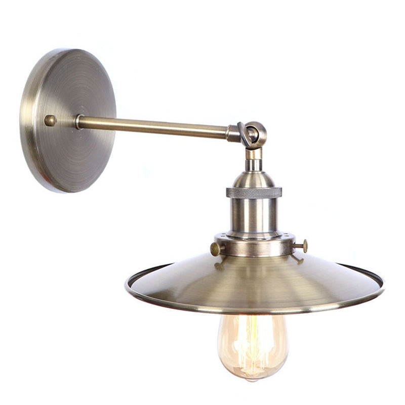 Éclairage mural géométrique Verre de style moderne 1 La tête de la tête luminaire monté en bronze en bronze