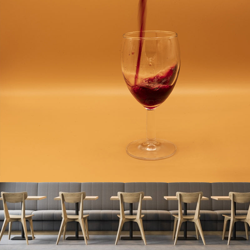 Horizontal Photography Mural Wallpaper Eco-friendly Wall Covering for Bar