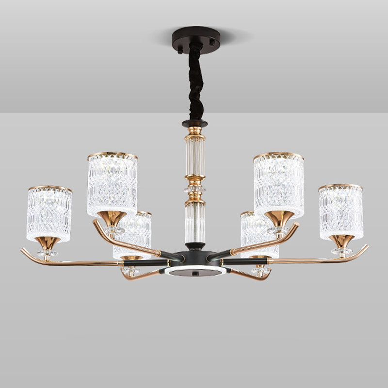 Cylindre lustre luminaire