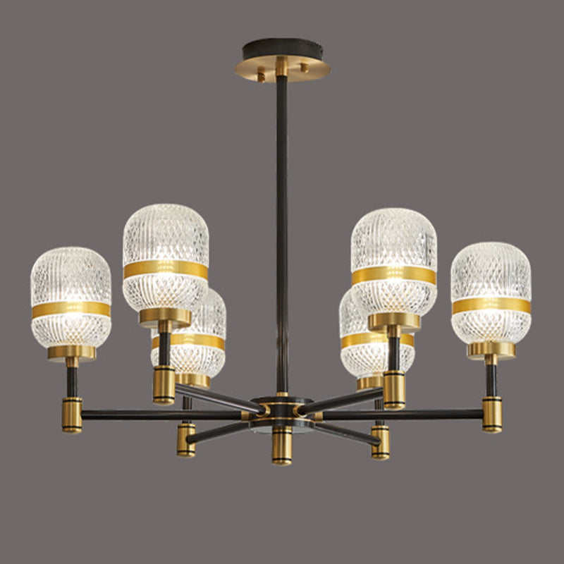 Barrel lustre luminaire