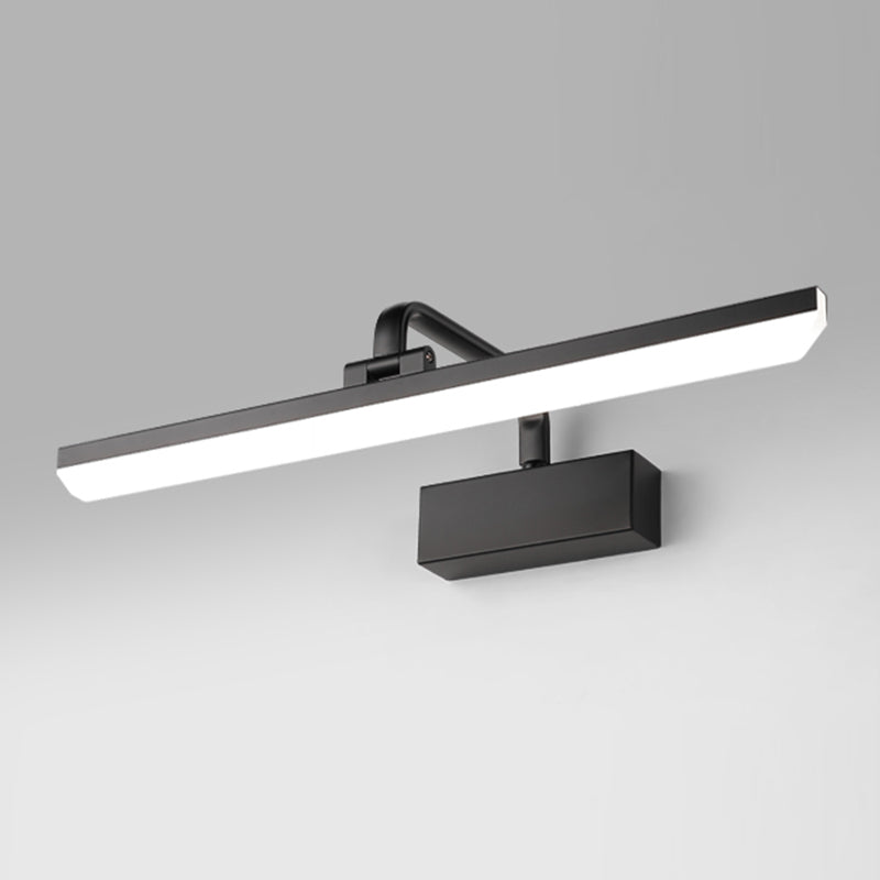 Metal Wall Mounted Light Fixture LED Vanity Wall Sconce with Curved Arm