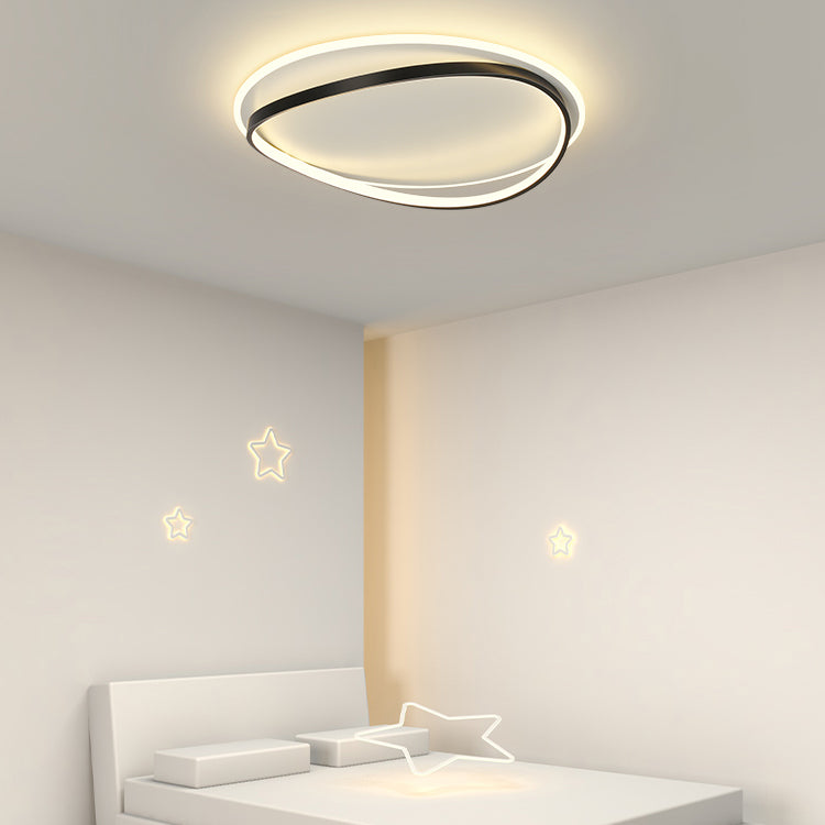 Contemporary Geometric Flush Mount Light Led Flush Mount Ceiling Light Fixture