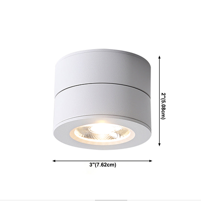 Plafonnier cylindrique Led encastré plafonnier moderne encastré