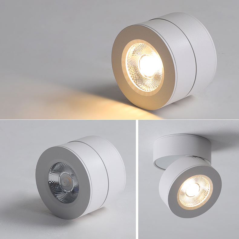 Plafonnier cylindrique Led encastré plafonnier moderne encastré