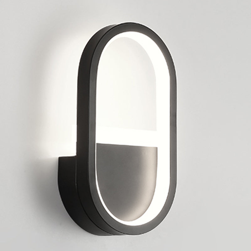 Luminaire mural géométrique Malle de salle de bain moderne Appiculture de mur de salle de bain avec teinte acrylique