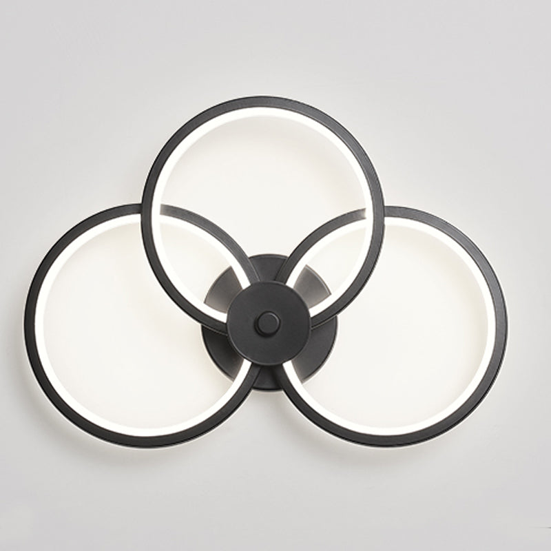 Luminaire mural géométrique Malle de salle de bain moderne Appiculture de mur de salle de bain avec teinte acrylique