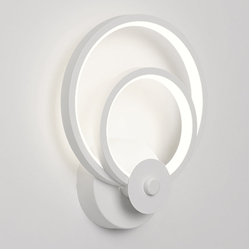 Luminaire mural géométrique Malle de salle de bain moderne Appiculture de mur de salle de bain avec teinte acrylique