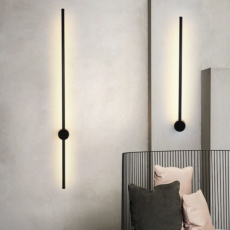 Minimalistische strip Shady Wall SCONCE Moderne stijl metalen wandverlichting voor woonkamer