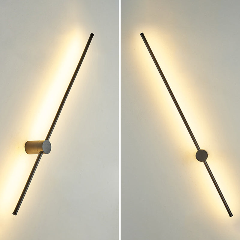Minimalistische strip Shady Wall SCONCE Moderne stijl metalen wandverlichting voor woonkamer