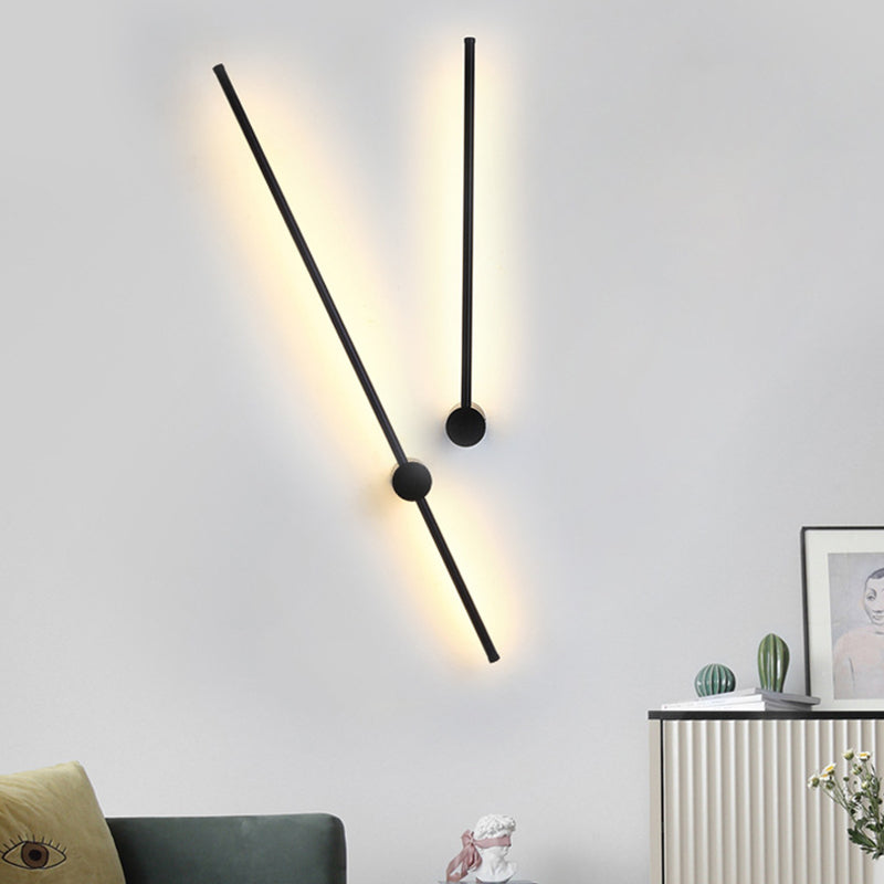 Minimalistische strip Shady Wall SCONCE Moderne stijl metalen wandverlichting voor woonkamer