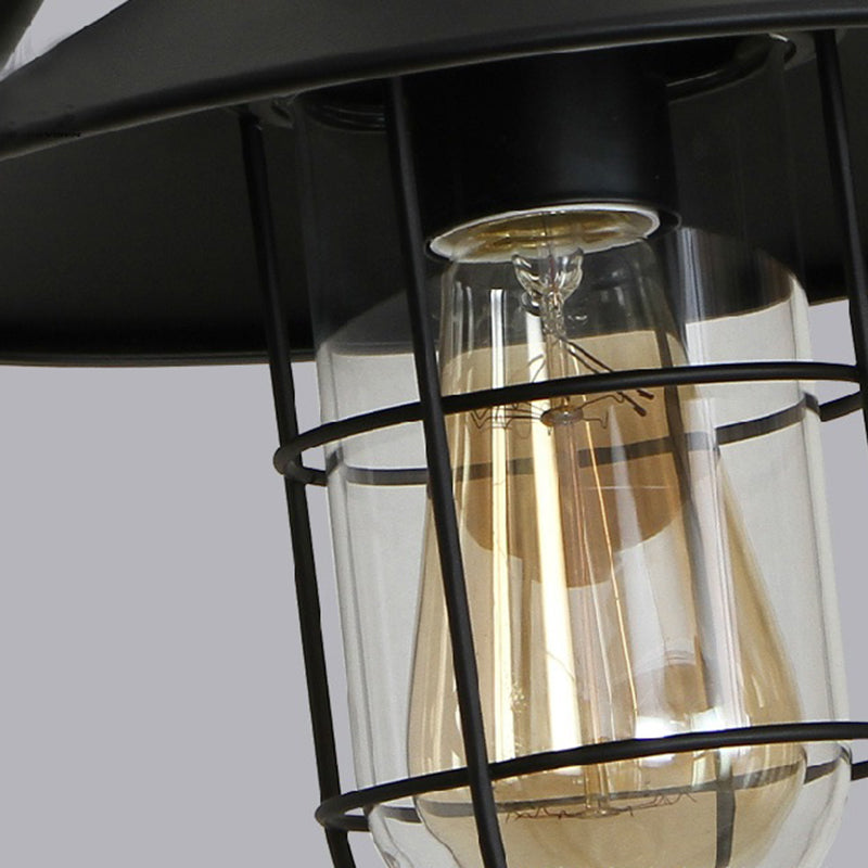 1-Light Clad Cone Wall Lamp Fixtures Industrial Style Metal Wall Mounted Light Fixture