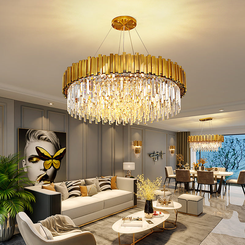 Modern Simple Light Luxury Style Led Hangende kroonluchter Licht voor slaapkamer in de woonkamer