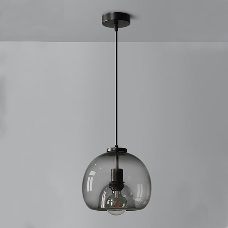 Clear Glass Hanging Light Fixtures, Nordic Simple Style Cluster Pendant Light for Indoor
