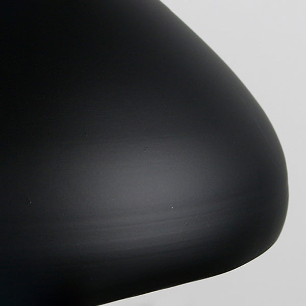 Modern Wooden Top Pendant Light, Minimalist Teardrop Shade Macaron Hanging Lamp