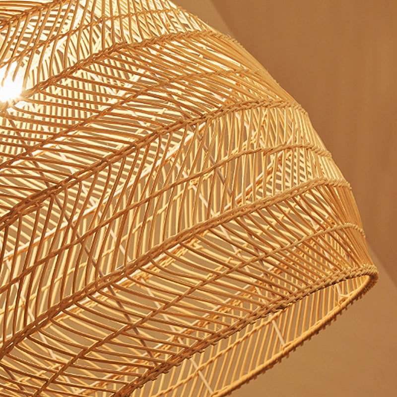 Minimalist Handmade Hanging Light, 1-Light Pendant Lighting for Restaurant