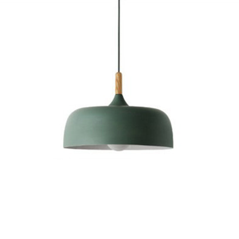 Nordic Simple Macaroon Style Lip Shape Pendant Iron 1 Light in warm for Bedroom Restaurant Cafe