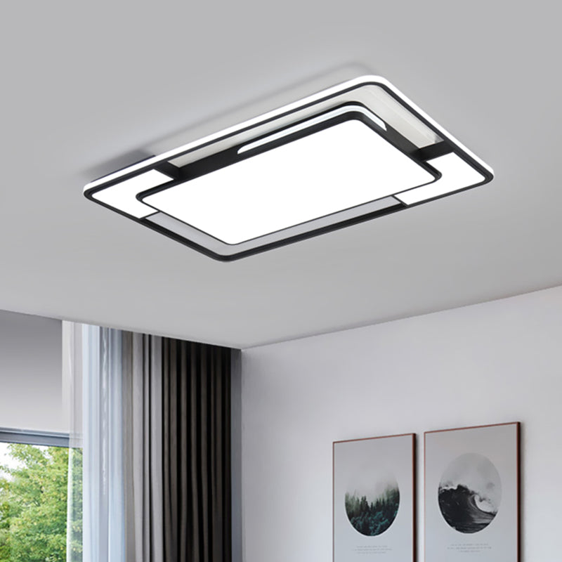 LED Flush Mount Ceiling Fixture Modernist Flush Light for Living Room Dinning Room