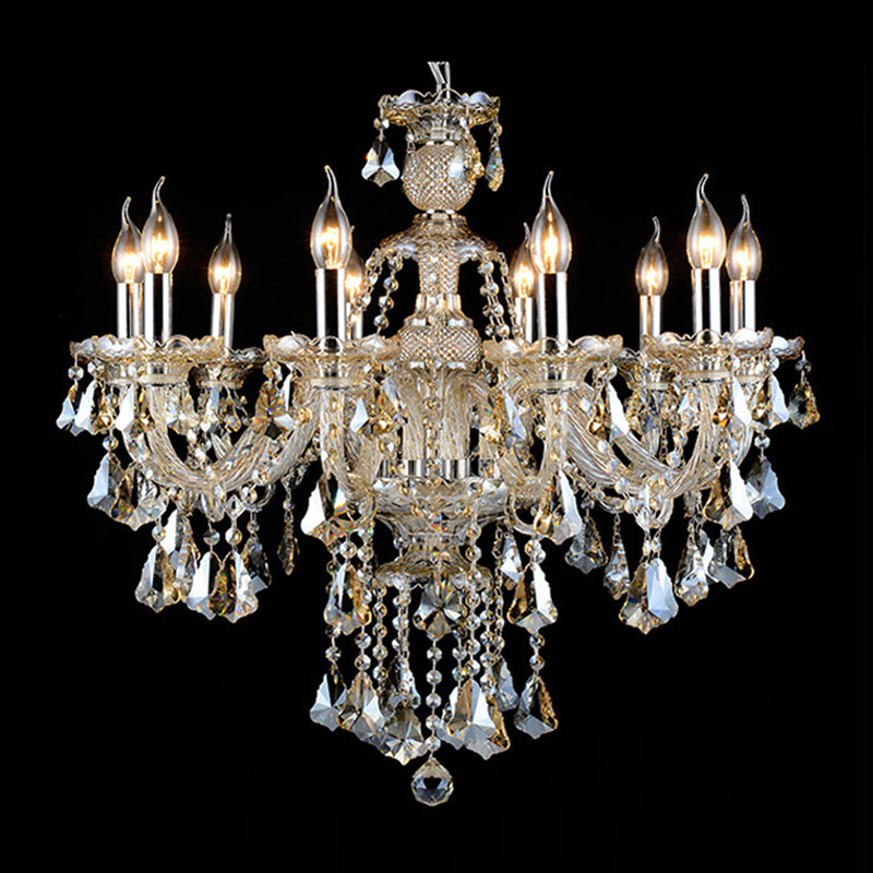 Crystal Strand Chandelier Éclairage