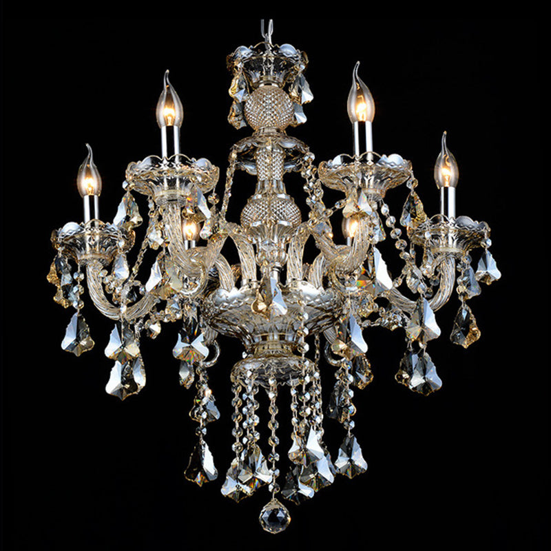 Crystal Strand Chandelier Éclairage