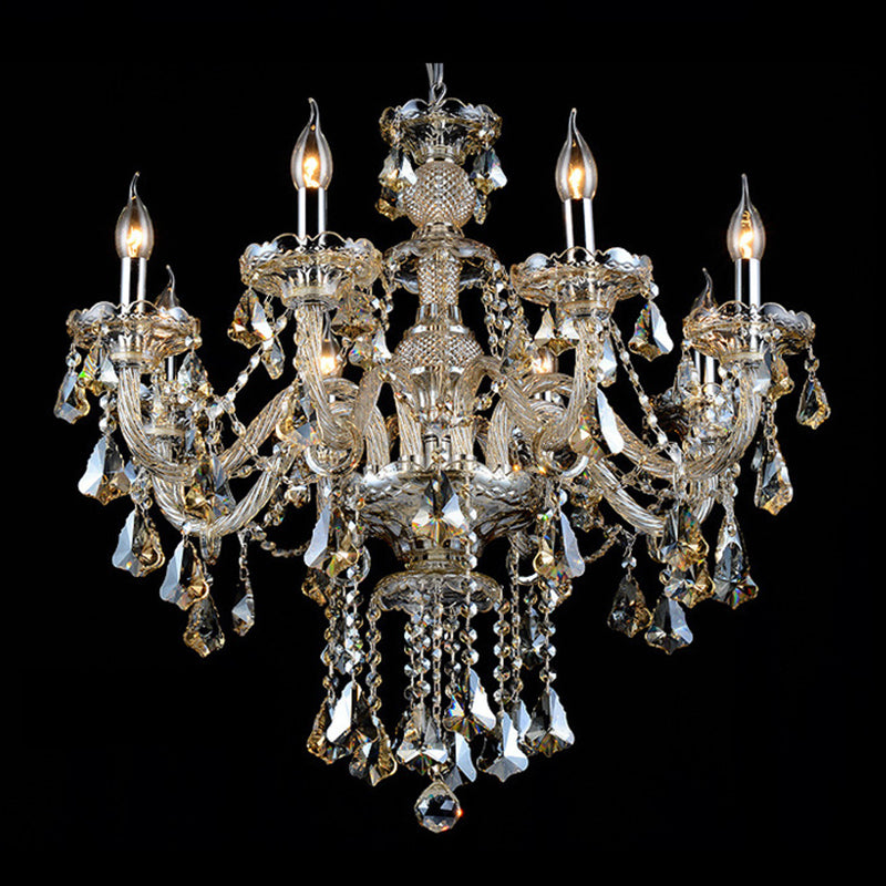Crystal Strand Chandelier Éclairage