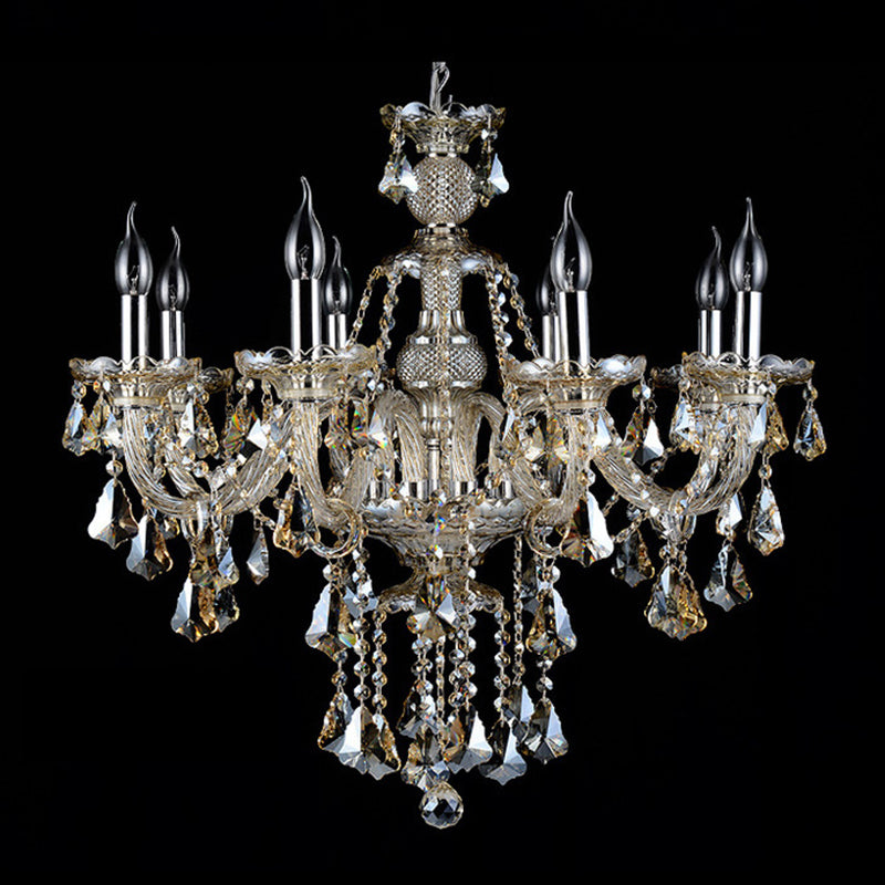 Crystal Strand Chandelier Éclairage