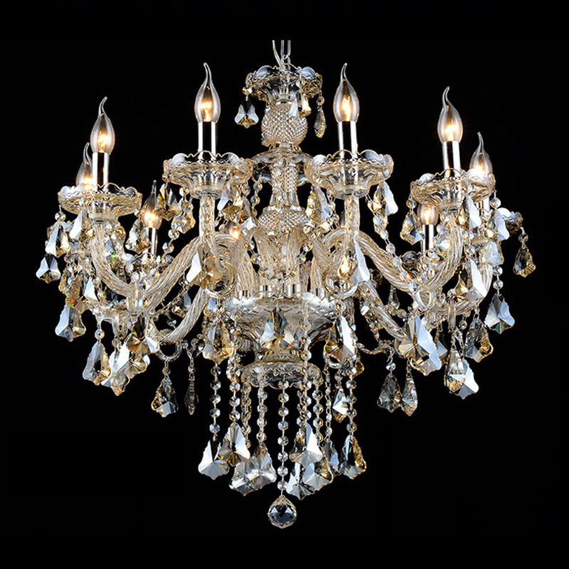 Crystal Strand Chandelier Éclairage