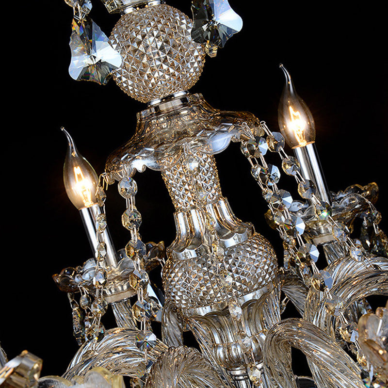 Crystal Strand Chandelier Éclairage
