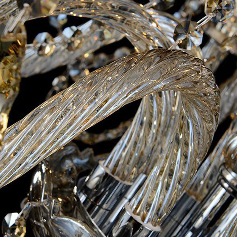 Crystal Strand Chandelier Éclairage