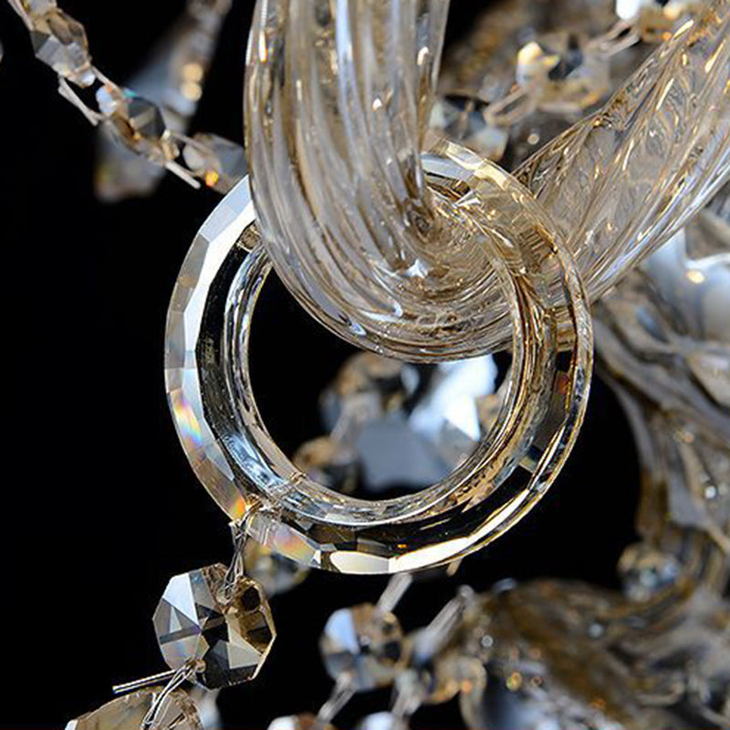 Crystal Strand Chandelier Éclairage