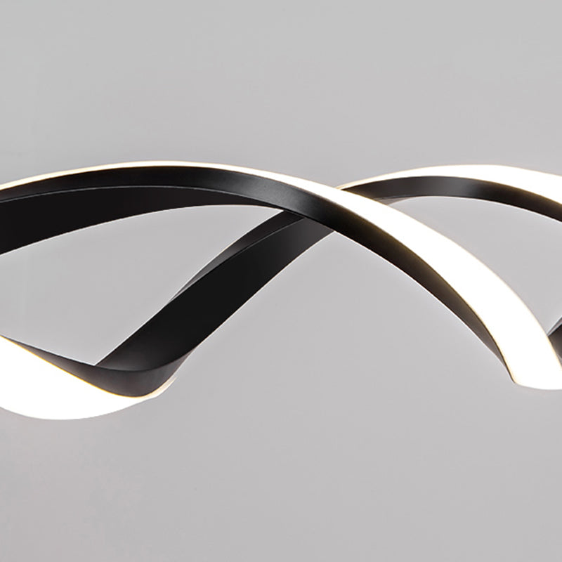 Modern Linear Chandelier Lights LED Island Pendant Lighting for Living Room Dining Room