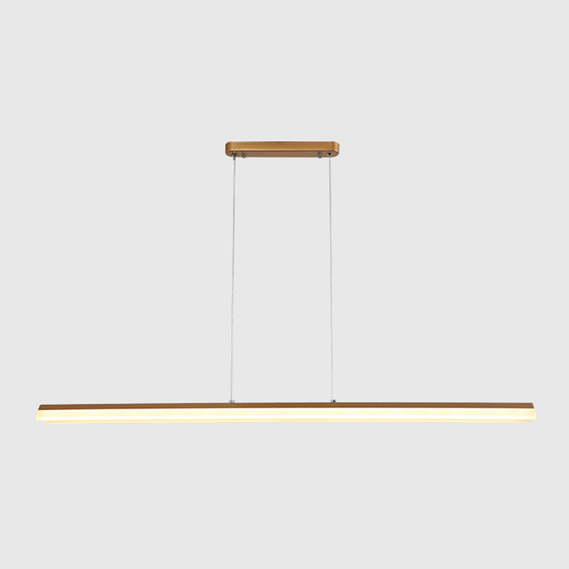 Metal Linear Pendant Chandelier Contemporary Island Light for Dining Room