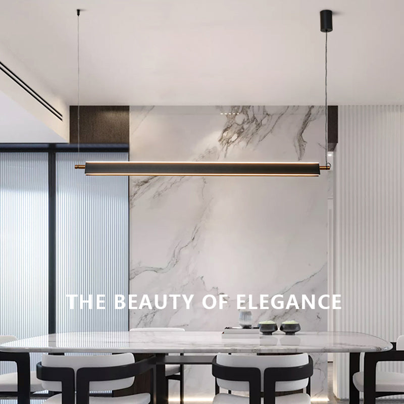 LED Linear Pendant Chandelier Contemporary Pendant Lighting for Living Room