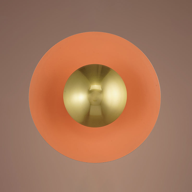 Luminaires de lampe à lampe à lampe à LEM métallique contemporaine pour le salon de la chambre à coucher