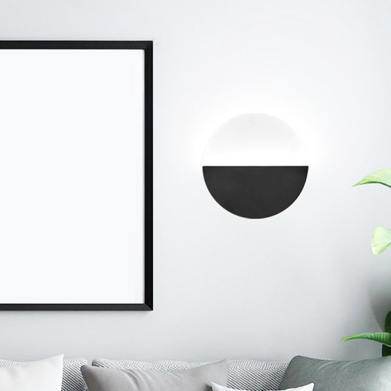 Ring Shape Wall Light Contracted Modern Acrylic Shade Wall Mount Light for Hallway