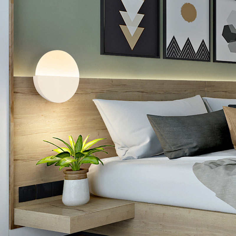 Ring Shape Wall Light Contracted Modern Acrylic Shade Wall Mount Light for Hallway