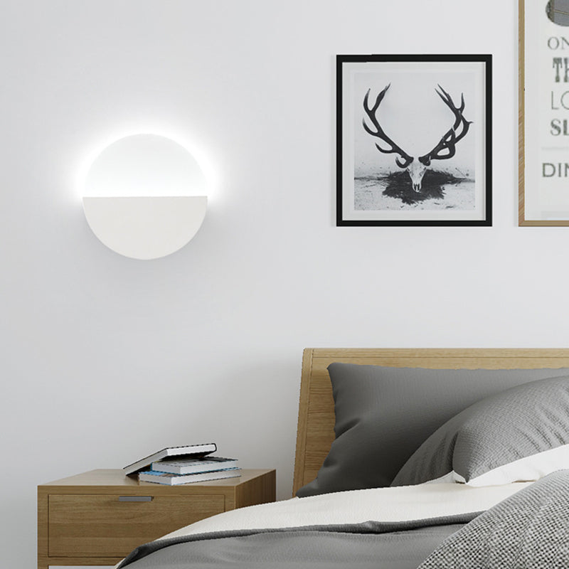 Ring Shape Wall Light Contracted Modern Acrylic Shade Wall Mount Light for Hallway