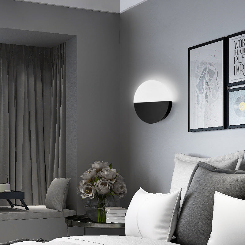 Ring Shape Wall Light Contracted Modern Acrylic Shade Wall Mount Light for Hallway