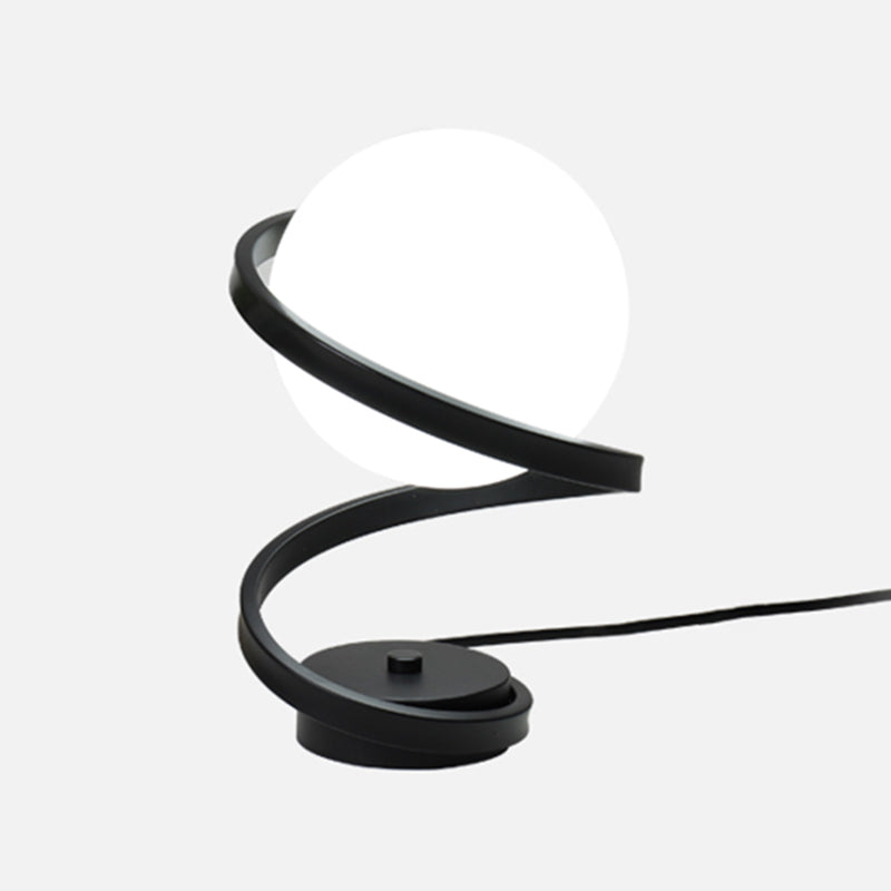 Lampade da tavolo moderne per camera da letto con paralume in vetro per soggiorno camera da letto