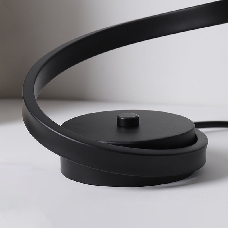Lampade da tavolo moderne per camera da letto con paralume in vetro per soggiorno camera da letto