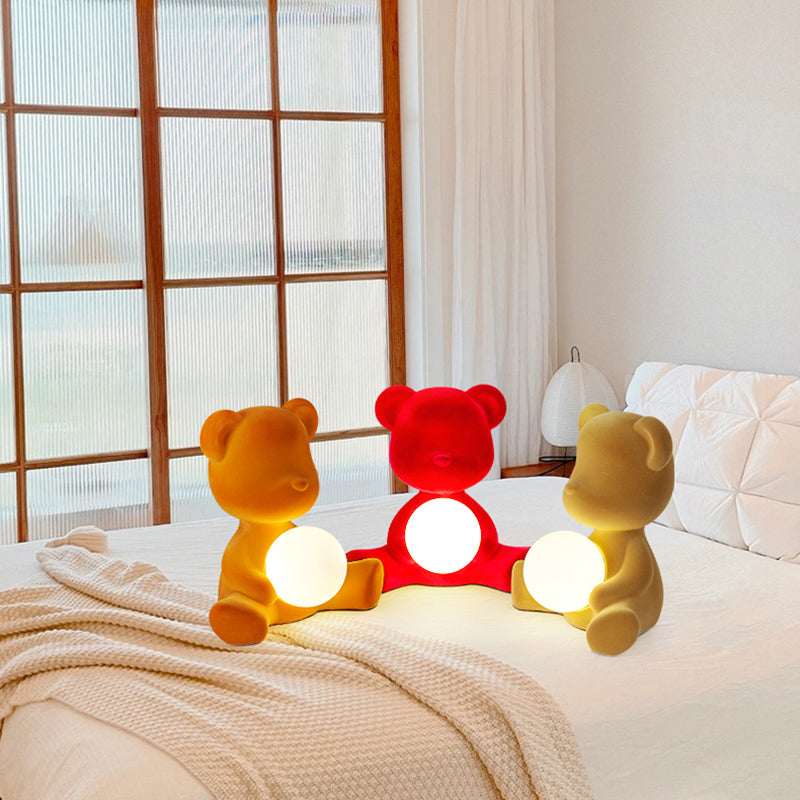 Modern Gold Table Lamp Fixture with Glass Shade for Living Room Bedroom