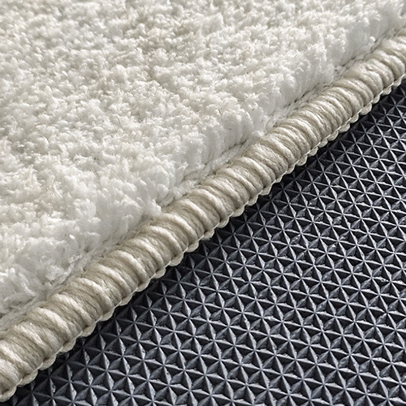 Round Watercolor Carpet Washable Indoor Rug Polyester Stain Resistant Rug for Living Room