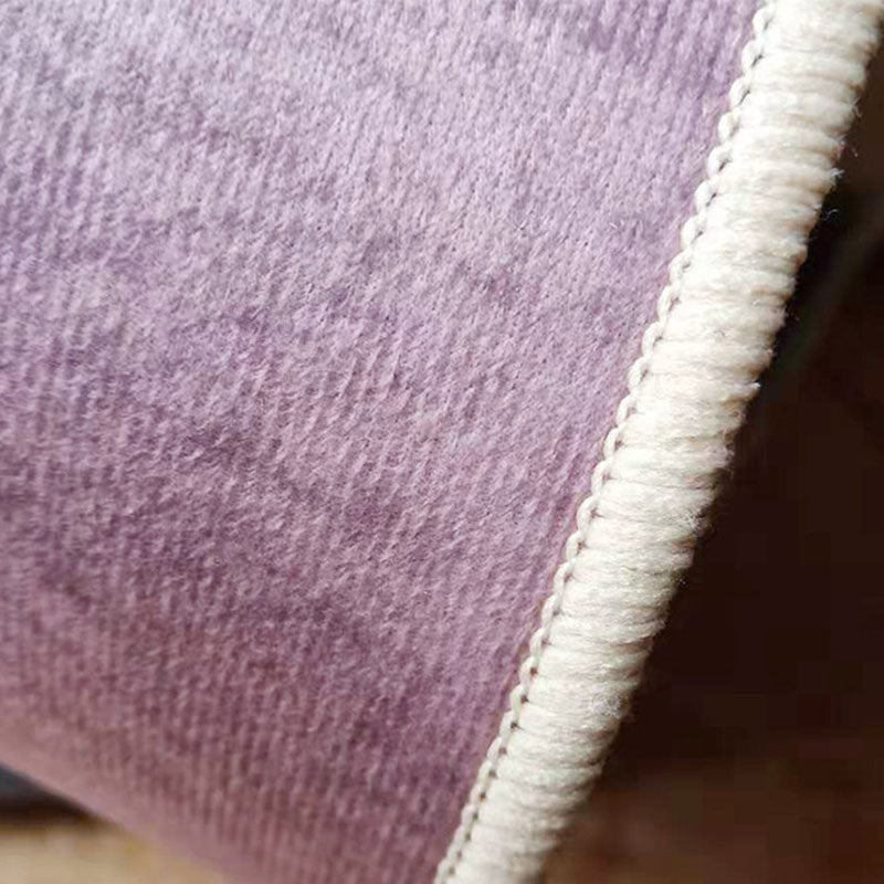 Tapis moderne à blocs de couleurs, en Polyester bleu, antidérapant, facile d'entretien, pour la décoration de la maison