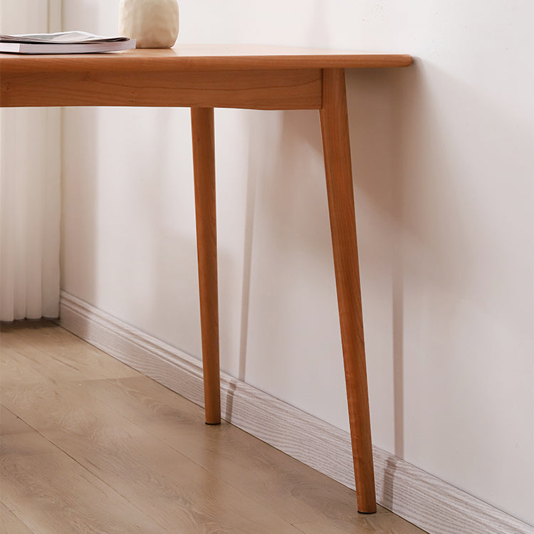 Contemporary Table Solid Wood Dining Table Rectangle for Dining Room Home
