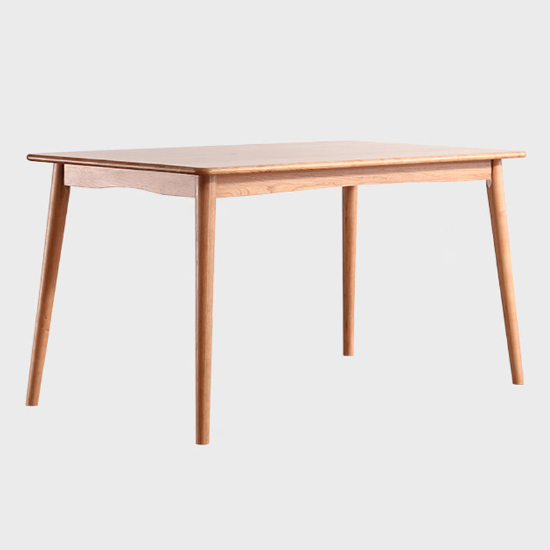 Contemporary Style 4-foot Furniture Solid Wood Dining Table Rectangle for Home