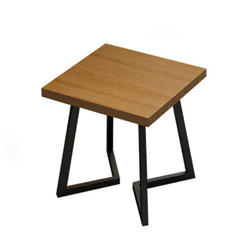 Industrial Solid Wood Dinner Room Kitchen Table Brown Sled Base Table for Dinning Room