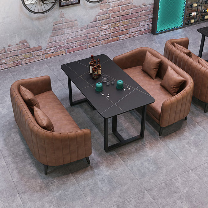 Industrial Style Dinner Room Kitchen Table Metal Base Table for Dinning Room