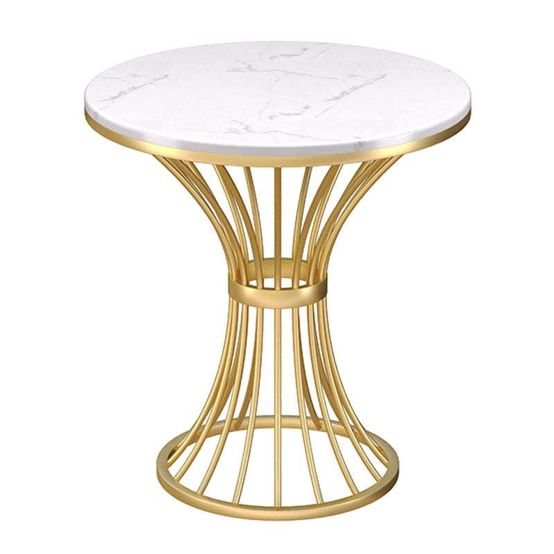 Traditionele luxe stenen eettafel, ronde dinettetafel voor eetkamer